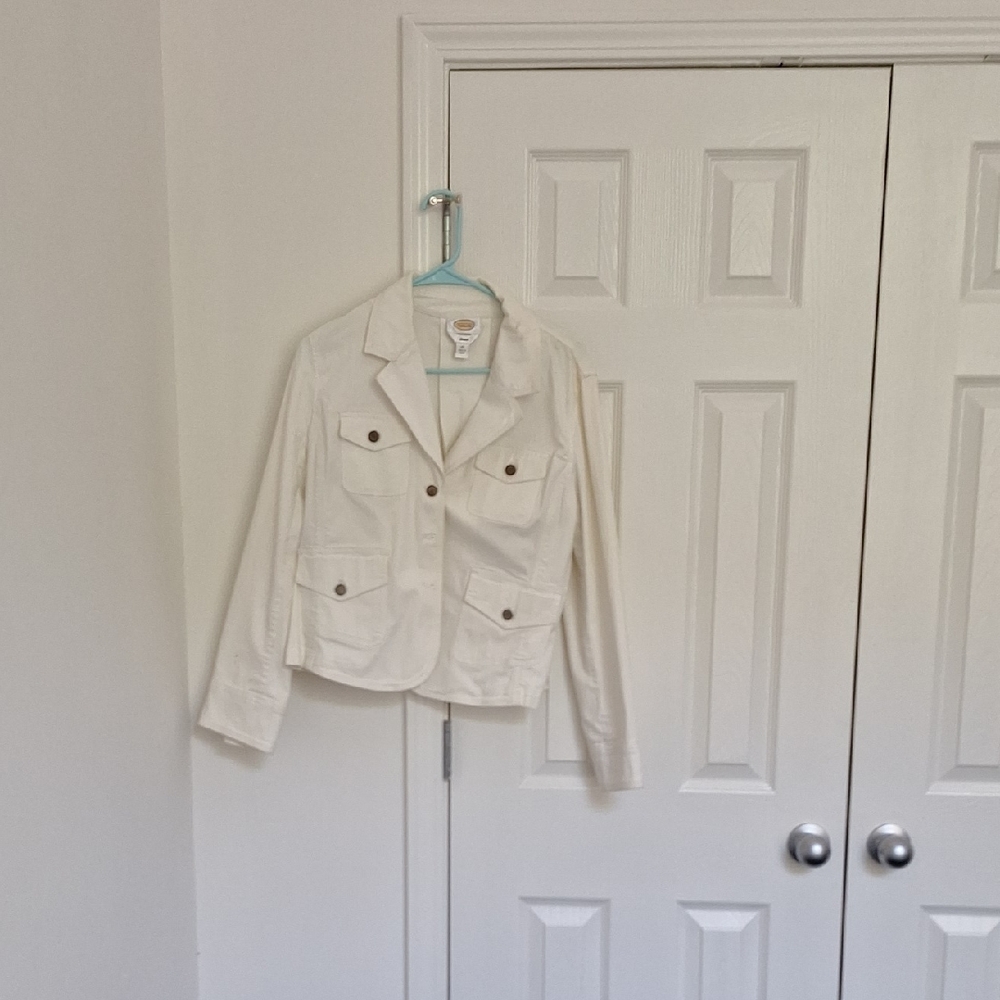 Talbots Cream Blazer Classic Suit Jacket
